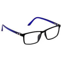 round computer glasses.