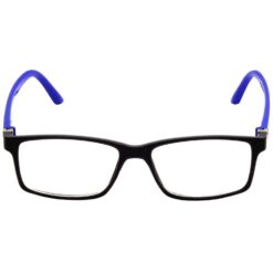 A demonstration of the flexibility of a TR90 frame for computer glasses.