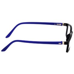 the other clear with anti-glare glasses.