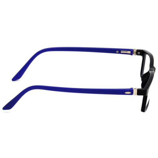 the other clear with anti-glare glasses.