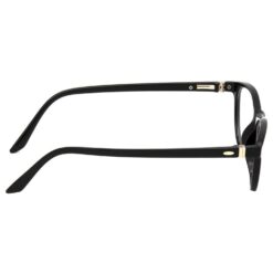 looking clear and professional with anti-glare glasses.