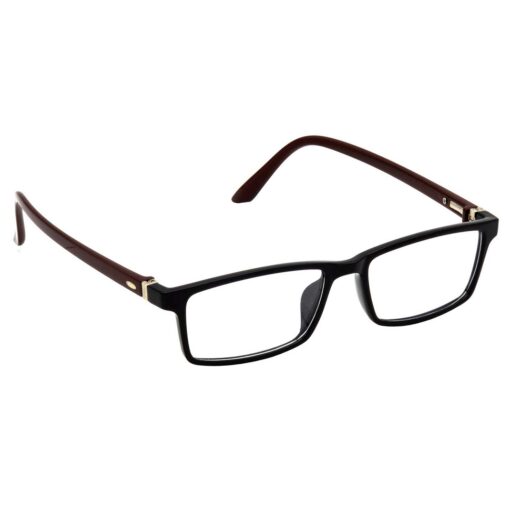 rectangular computer glasses in a modern office.