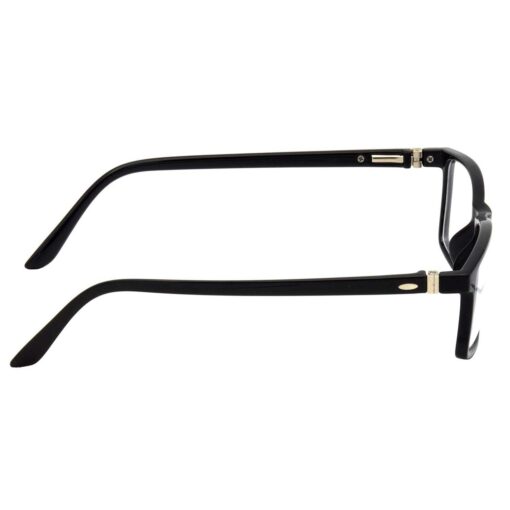 wearing computer glasses.