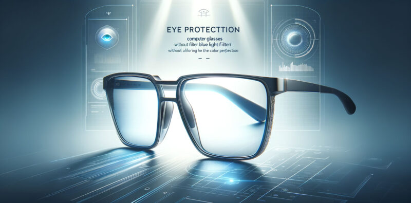 Blue Light Filter Glasses: Your Eyes' Best Friend Against Screens 1 Pair of stylish blue light filter glasses frames for men and women providing eye protection from computer and mobile screens.