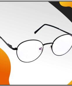 Hrinkar Metal Full Rim Oval Spectacles Frames for Men & Women - HFRM19001