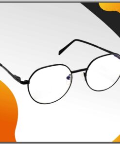 Hrinkar Metal Full Rim Oval Spectacles Frames for Men & Women - HFRM19003