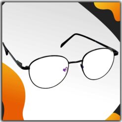 Hrinkar Metal Full Rim Oval Spectacles Frames for Men & Women - HFRM19004