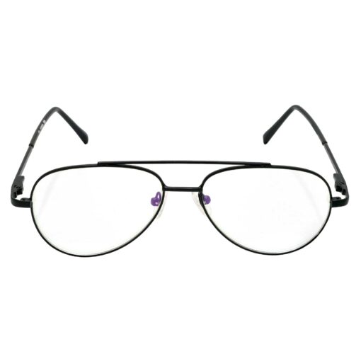Hrinkar Metal Full Rim Aviator Spectacles Frames for Men & Women - HFRM19008 - Image 2