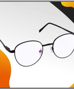 Hrinkar Metal Full Rim Oval Spectacles Frames for Men & Women - HFRM19014