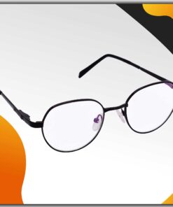 Hrinkar Metal Full Rim Oval Spectacles Frames for Men & Women - HFRM19015