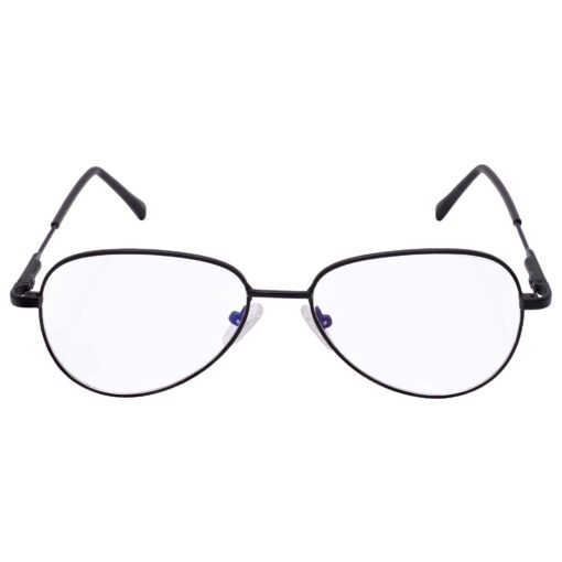 Hrinkar Metal Full Rim Aviator Spectacles Frames for Men & Women - HFRM19016 - Image 2