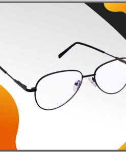 Hrinkar Metal Full Rim Aviator Spectacles Frames for Men & Women - HFRM19016