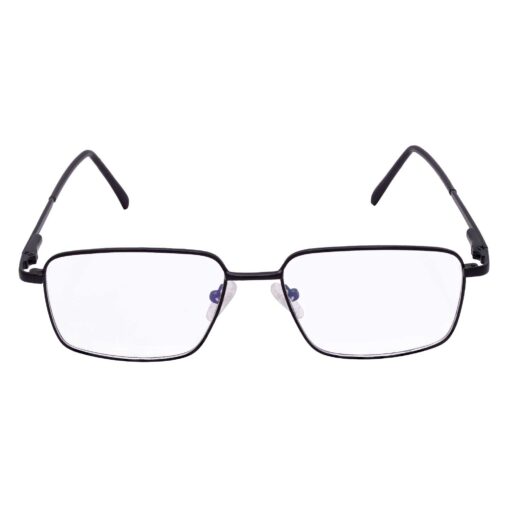 Hrinkar Metal Full Rim Rectangle Spectacles Frames for Men & Women - HFRM19017 - Image 2
