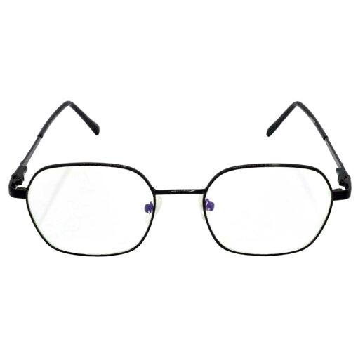 Hrinkar Metal Full Rim Rectangle Spectacles Frames for Men & Women - HFRM19019 - Image 2