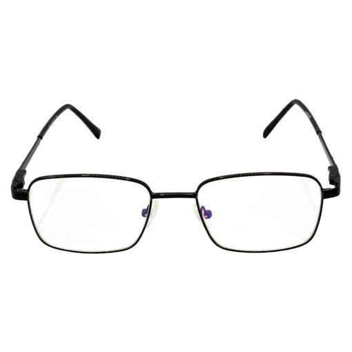 Hrinkar Metal Full Rim Rectangle Spectacles Frames for Men & Women - HFRM19020 - Image 2