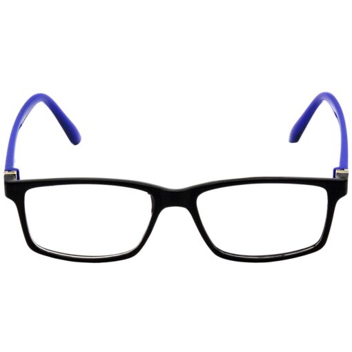 Hrinkar Plastic Full Rim Rectangle stylish eyeglasses Men & Women - HFRM-BK-BU-11 - Image 2