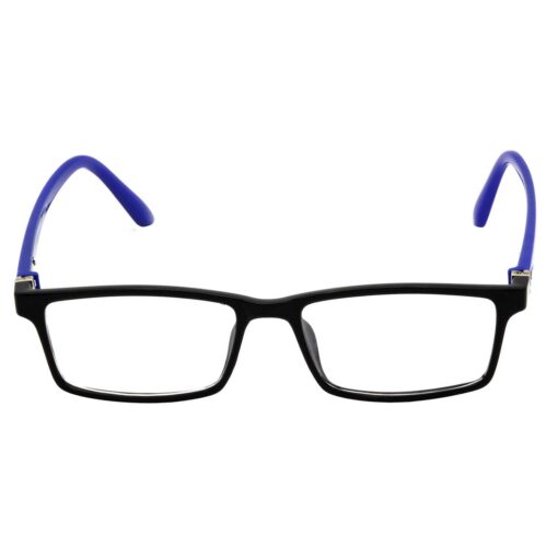 Hrinkar Plastic Full Rim Rectangle spectacle frames Men & Women - HFRM-BK-BU-15 - Image 2