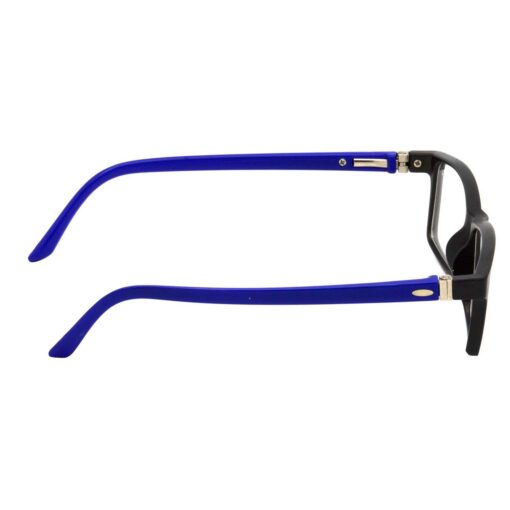 Hrinkar Plastic Full Rim Rectangle chasma frame Kids Boy & Girl - HFRM-BK-BU-17 - Image 3