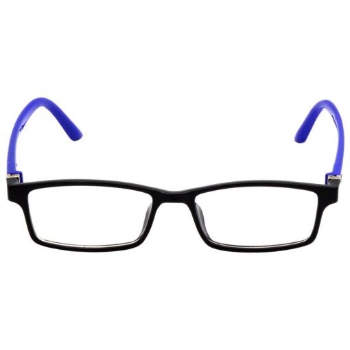 Hrinkar Plastic Full Rim Rectangle stylish eyeglasses Kids Boy & Girl - HFRM-BK-BU-18 - Image 2
