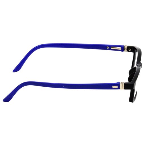 Hrinkar Plastic Full Rim Rectangle stylish eyeglasses Kids Boy & Girl - HFRM-BK-BU-18 - Image 3