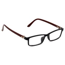 Hrinkar Plastic Full Rim Rectangle chasma frame Men & Women - HFRM-BK-BWN-12