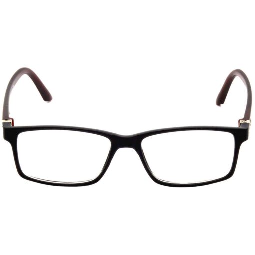 Hrinkar Plastic Full Rim Rectangle stylish eyeglasses Kids Boy & Girl - HFRM-BK-BWN-17 - Image 2