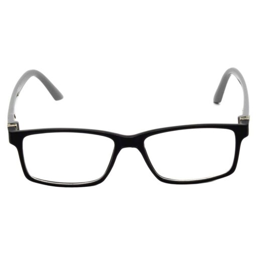 Hrinkar Plastic Full Rim Rectangle Designer frames Kids Boy & Girl - HFRM-BK-GRY-17 - Image 2