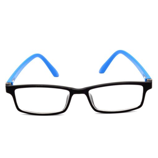 Hrinkar Plastic Full Rim Rectangle eyeglasses Men & Women - HFRM-BK-LBU-12 - Image 2