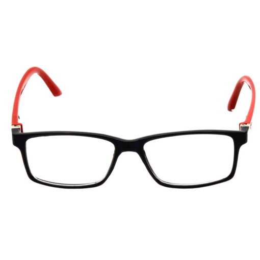 Hrinkar Plastic Full Rim Rectangle spectacle frames Kids Boy & Girl - HFRM-BK-RD-17 - Image 2