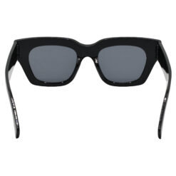 A pair of trendy gold cat-eye sunglasses for style enthusiasts