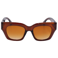 A pair of chic yellow cat-eye sunglasses for young women