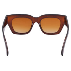 A pair of retro orange cat-eye sunglasses for women