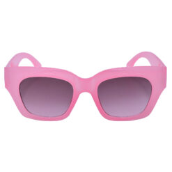 A pair of modern white cat-eye sunglasses for young women