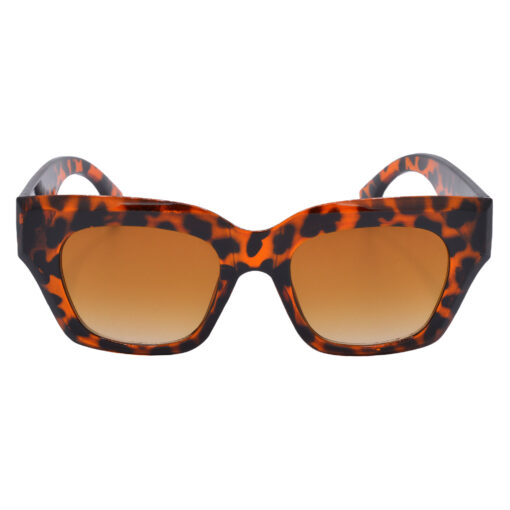 A pair of bold tortoise cat-eye sunglasses for teens