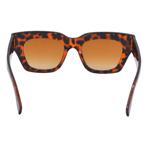 A pair of luxurious tortoise cat-eye sunglasses for young women