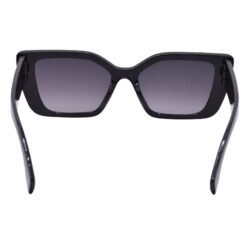 A pair of oversized tortoise cat-eye sunglasses for young women