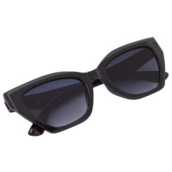 A pair of classic yellow cat-eye sunglasses for women