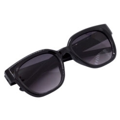 A pair of classic tortoise cat-eye sunglasses for young women