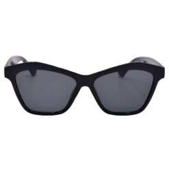 Minimalist black cat-eye sunglasses for style enthusiasts