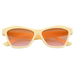 A pair of retro brown cat-eye sunglasses for girls