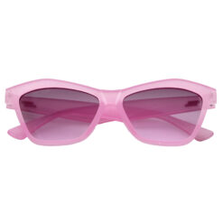 A pair of bold yellow cat-eye sunglasses for style enthusiasts