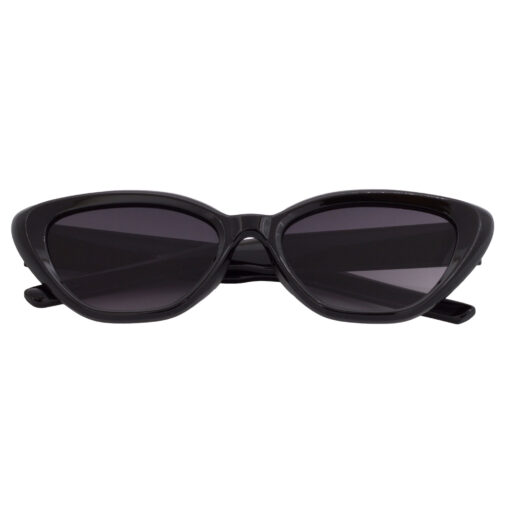 A pair of chic gold cat-eye sunglasses for women