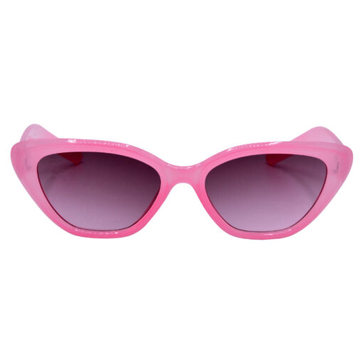 A pair of classic gold cat-eye sunglasses for girls