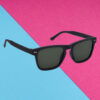 A pair of modern brown cat-eye sunglasses for trendsetters