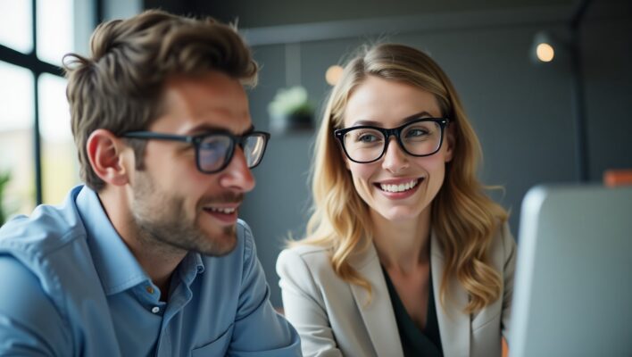 Progressive Glasses: Your Complete Guide to Clear Vision at Every Distance 6 Progressive glasses on wooden surface showing three vision zones from distance to near focus