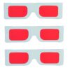 Secret Decoder Glasses with Red Lens – Unlock Hidden Messages & Transform Learning into Play (Pack of 3) 4 Pack of three paper decoder glasses with red lens for party games and activities