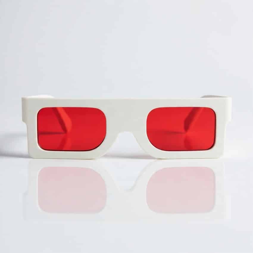 Decoder Glasses with Red Lens (Pack of 2) for Hidden Messages, Party Games & Fun Activities 2 Decoder glasses with red lens for hidden messages and party games