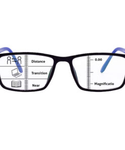 Progressive Glasses +1.00 to +3.00 with Blue Cut Lens