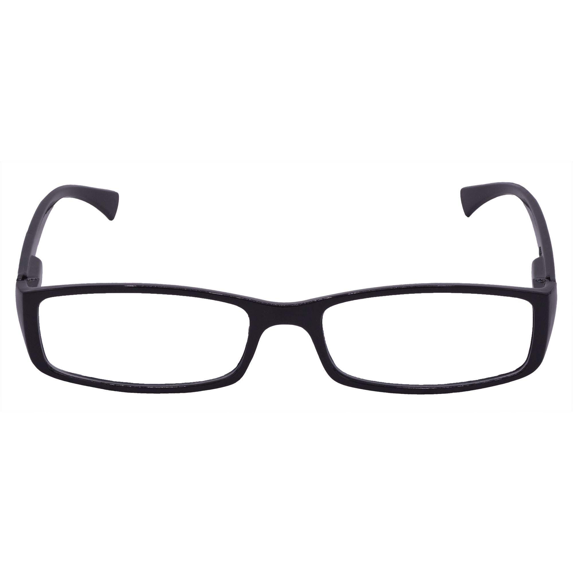 Hrinkar Rectangle Full Rim Portable Reading Glasses For Men And Women (Black Frame, Near Vision) | - Image 2