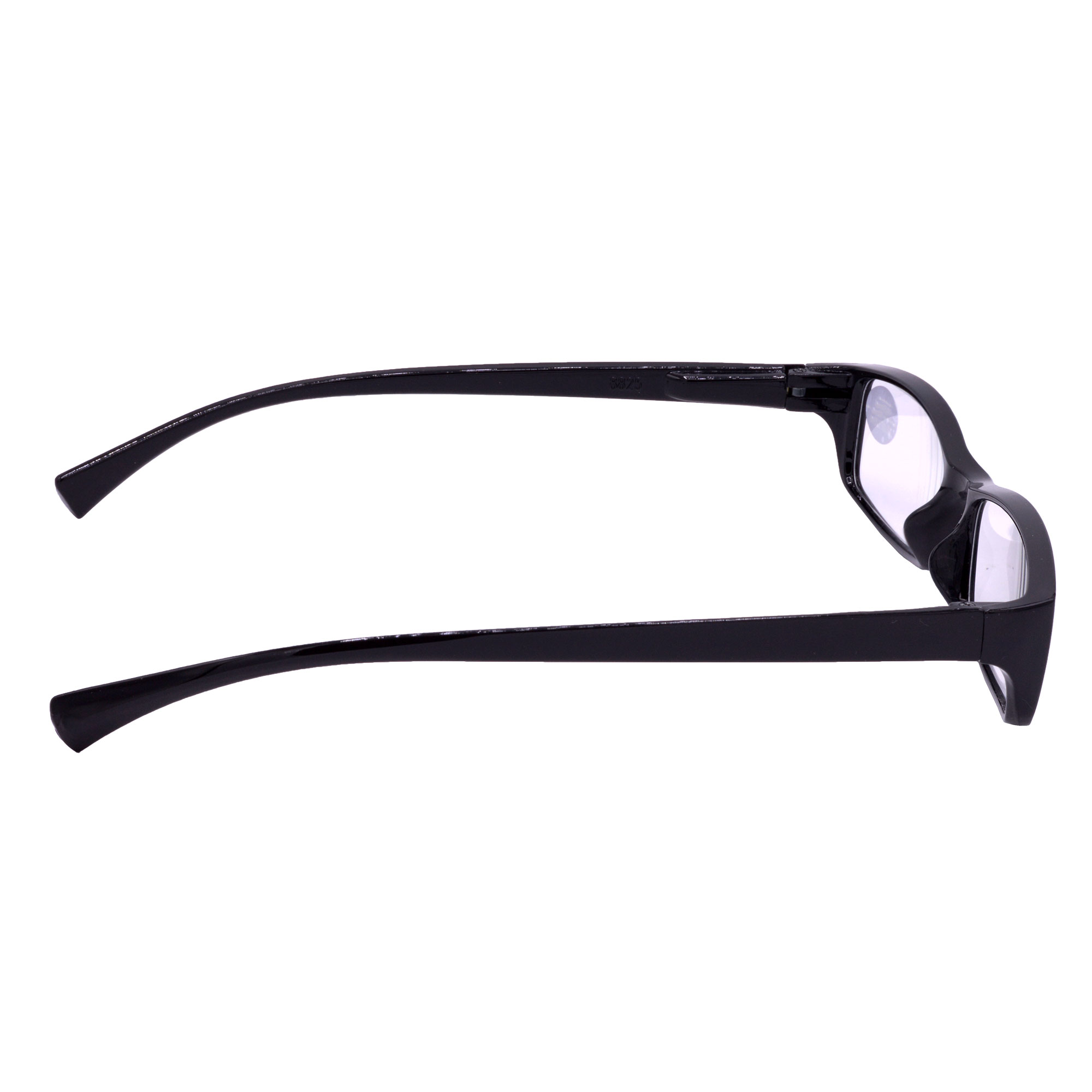 Hrinkar Rectangle Full Rim Portable Reading Glasses For Men And Women (Black Frame, Near Vision) | - Image 3